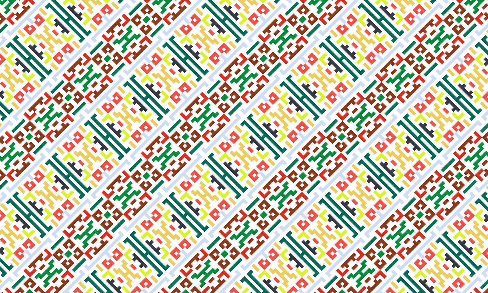 achtergrond patroon abstract etnisch modern plaid vector