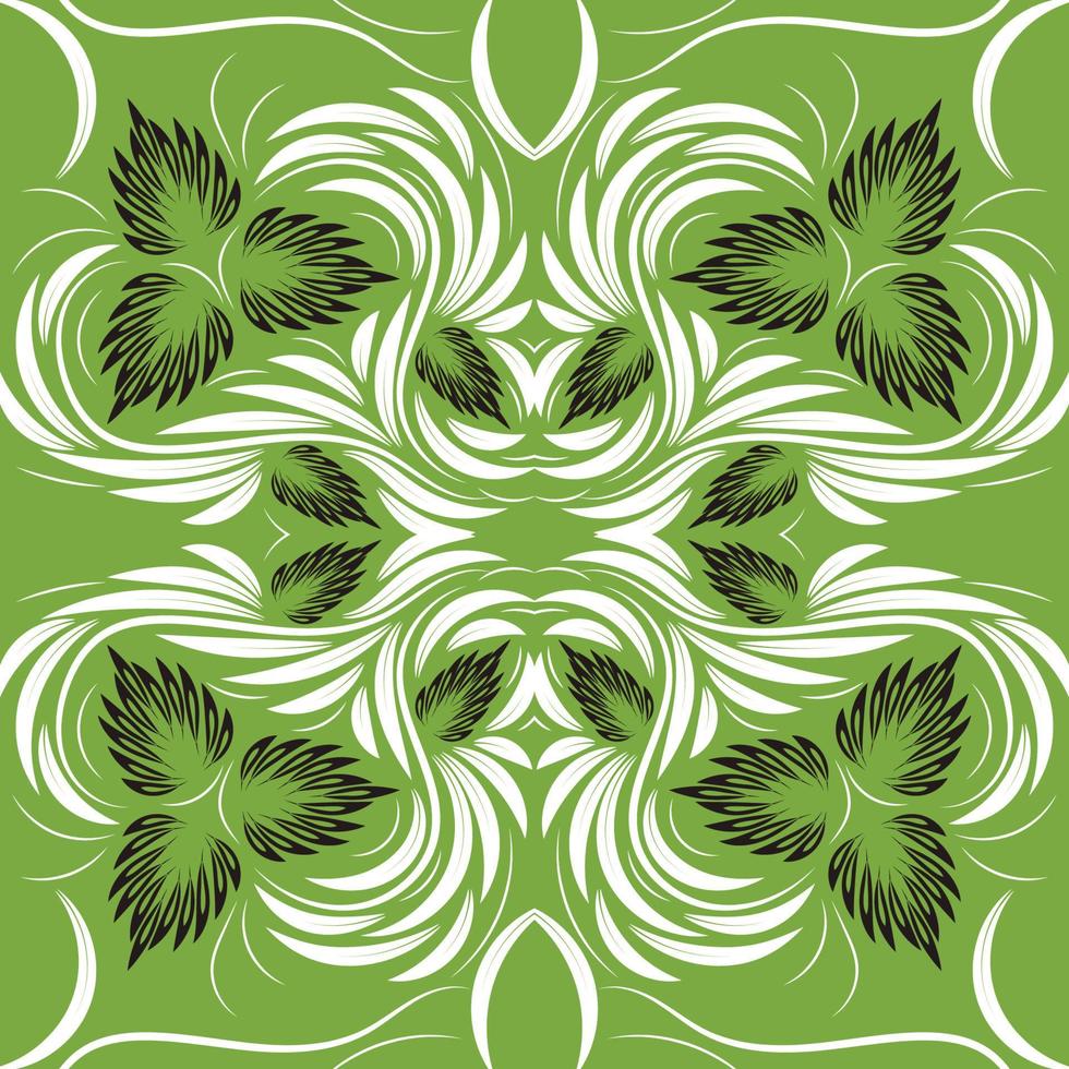 folk bloemen print bloemmotief etnische kunst vector