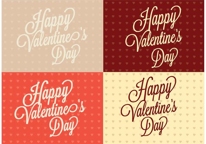 Polka Dot Heart Valentine's Day Achtergronden vector
