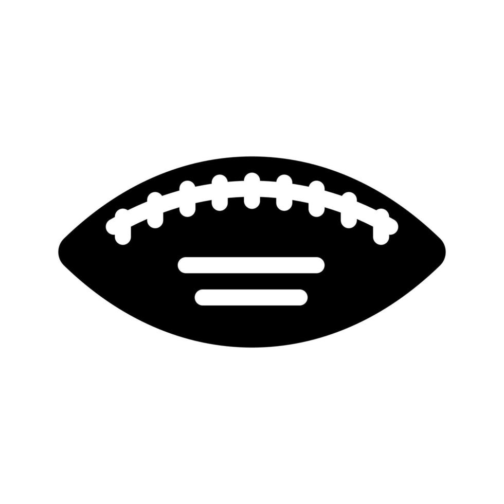 bal voetbal spel spelen accessoire glyph pictogram vectorillustratie vector