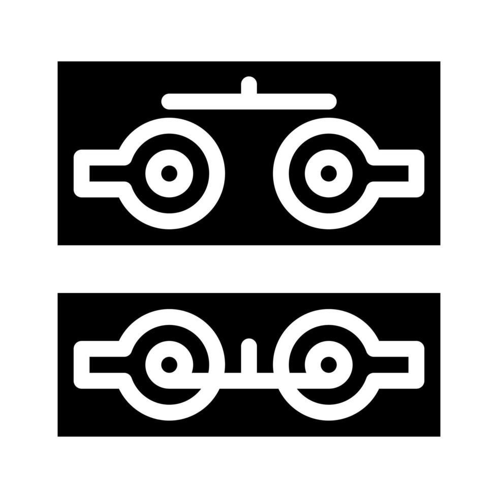 dubbelpolige enkele worp schakelaar glyph pictogram vectorillustratie vector