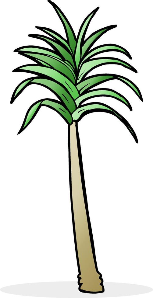 cartoon palmboom vector