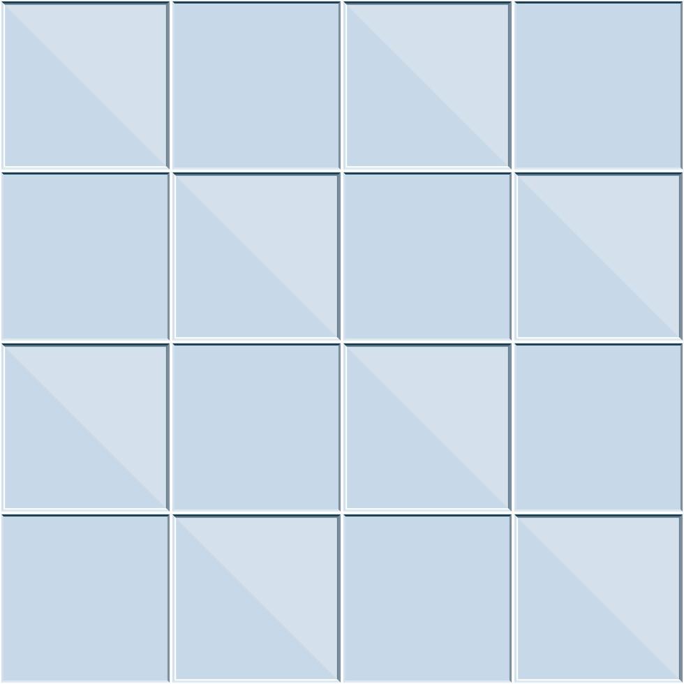 abstracte naadloze patroon, blauwe keramische tegels muur of glazen blok vectorillustratie vector