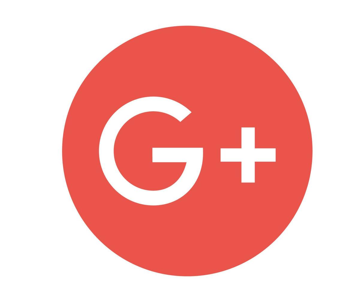 google social media pictogram symbool ontwerp abstracte vectorillustratie vector