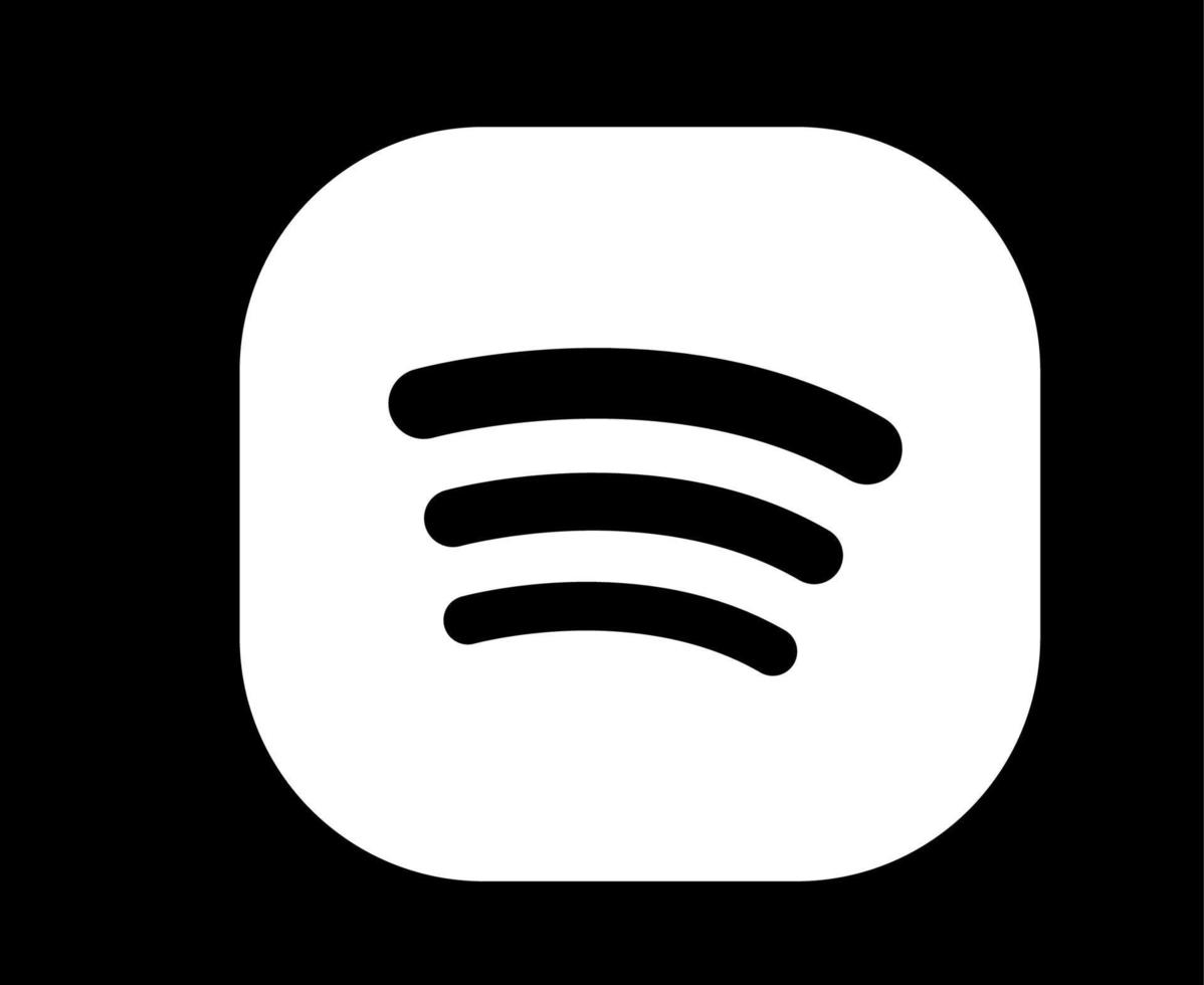 spotify sociale media pictogram abstracte symbool vectorillustratie vector