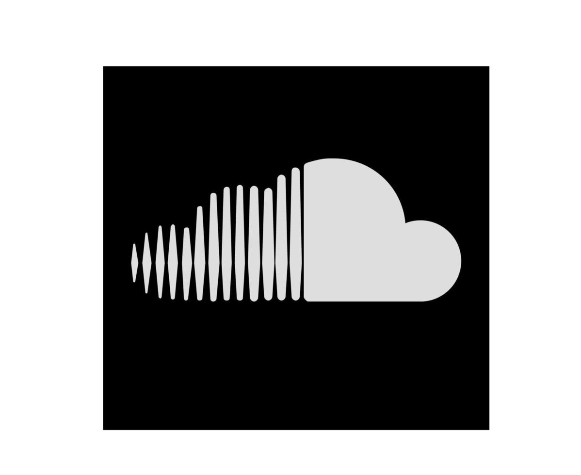 soundcloud sociale media pictogram logo abstract symbool vectorillustratie vector