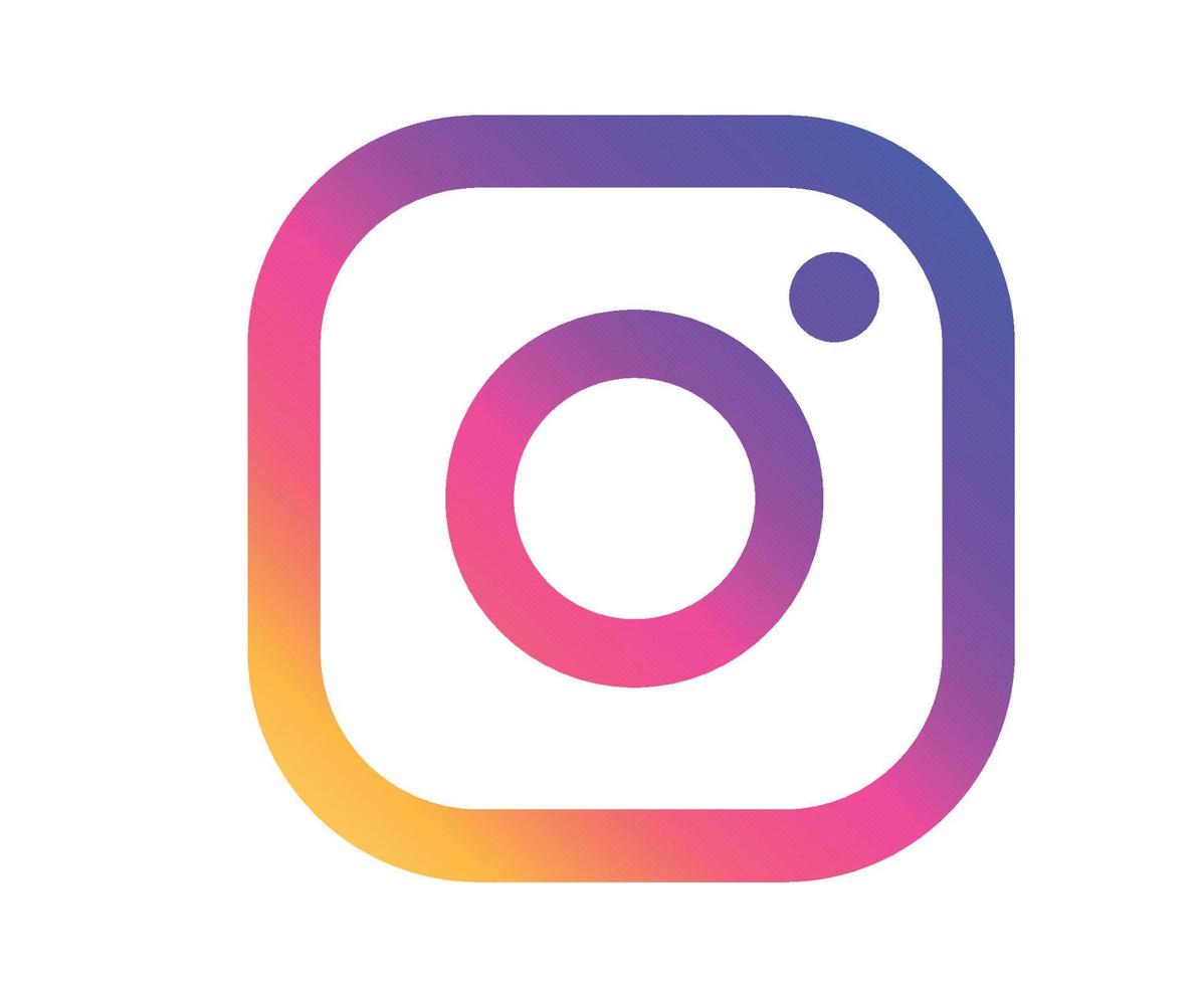 instagram sociale media pictogram logo symbool ontwerp vectorillustratie vector