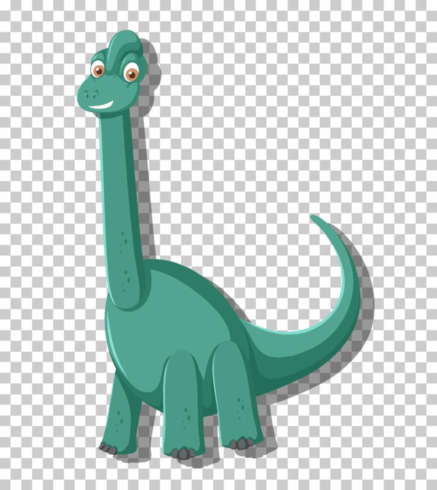 schattige diplodocus dinosaurus geïsoleerd vector