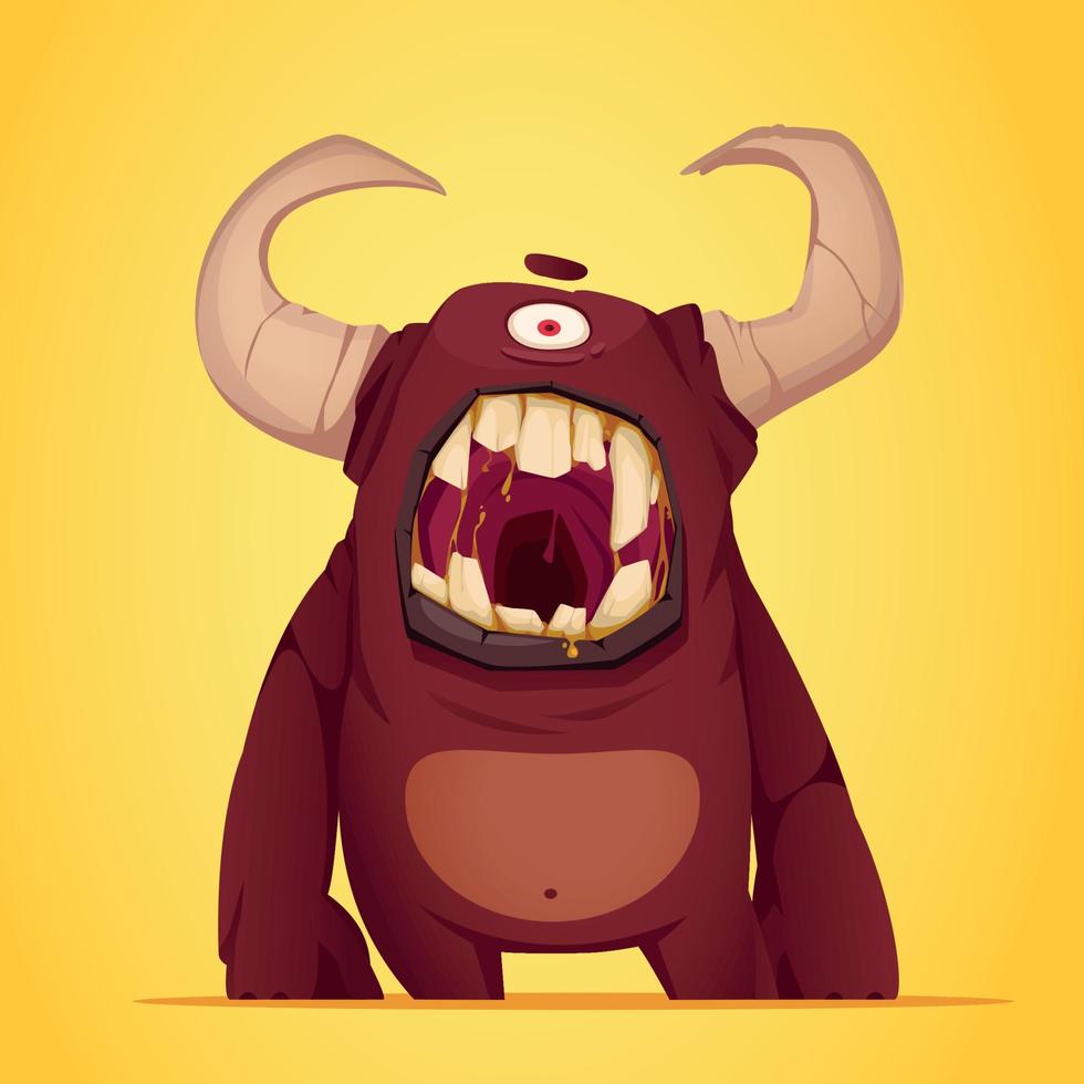 monster cartoon illustratie vector