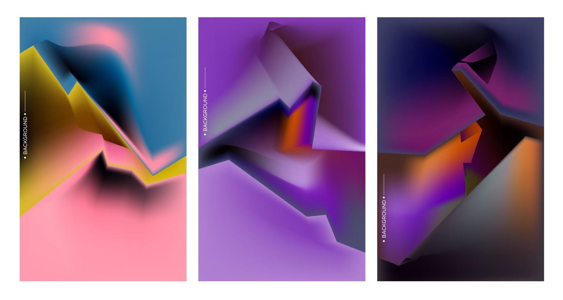 kleurrijke abstracte vloeistof en geometrische achtergrond. ruimte en melkweg achtergrond illustratie. sjabloon voor vectorbanner. vector