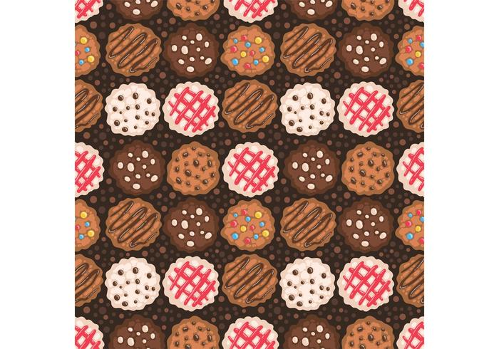 Gratis Chocolade Chip Cookies Patroon Vector