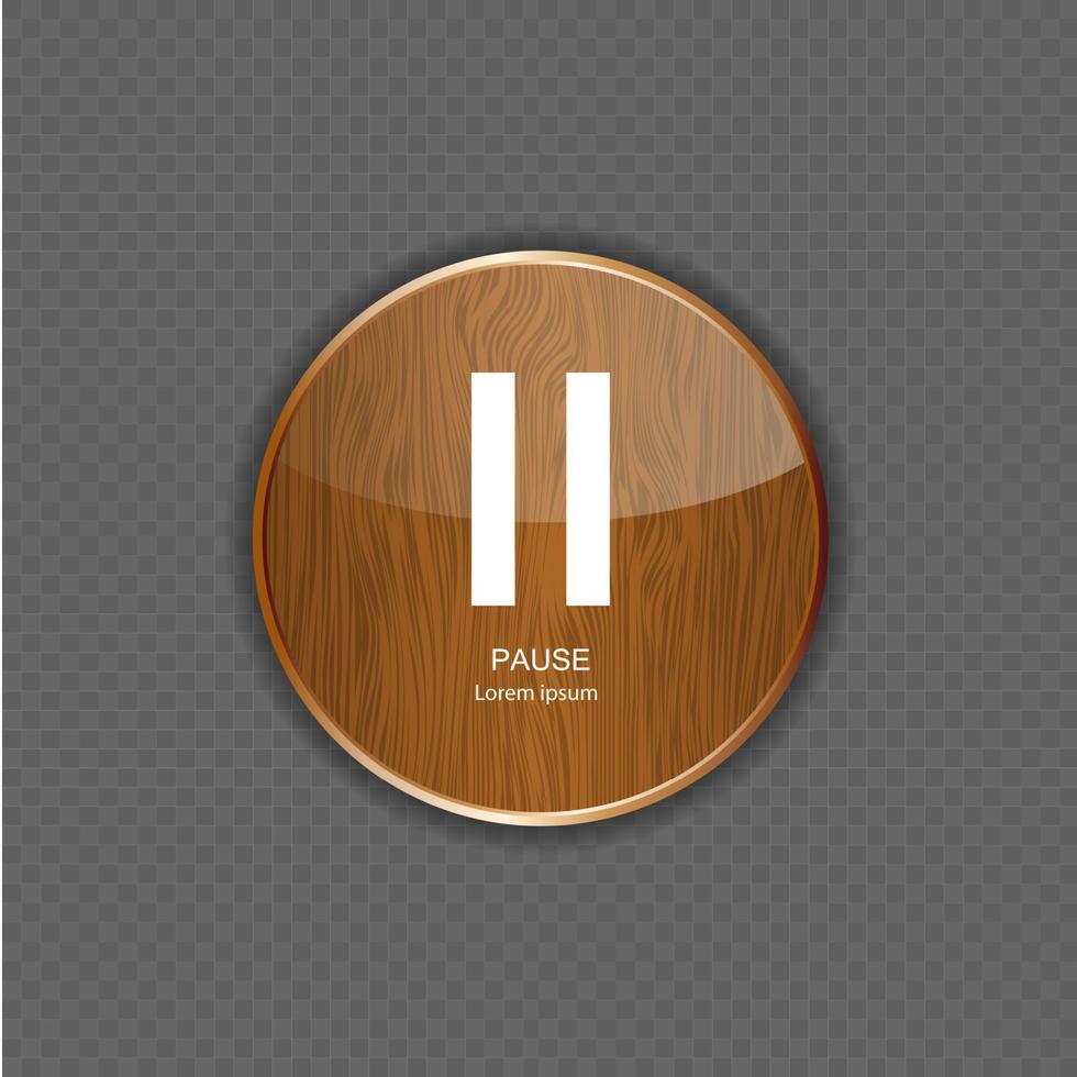 muziek hout toepassing iconen vector illustratie