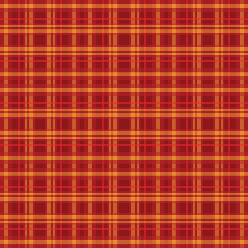 tartan geruit patroon met textuur en warme kleur. vector