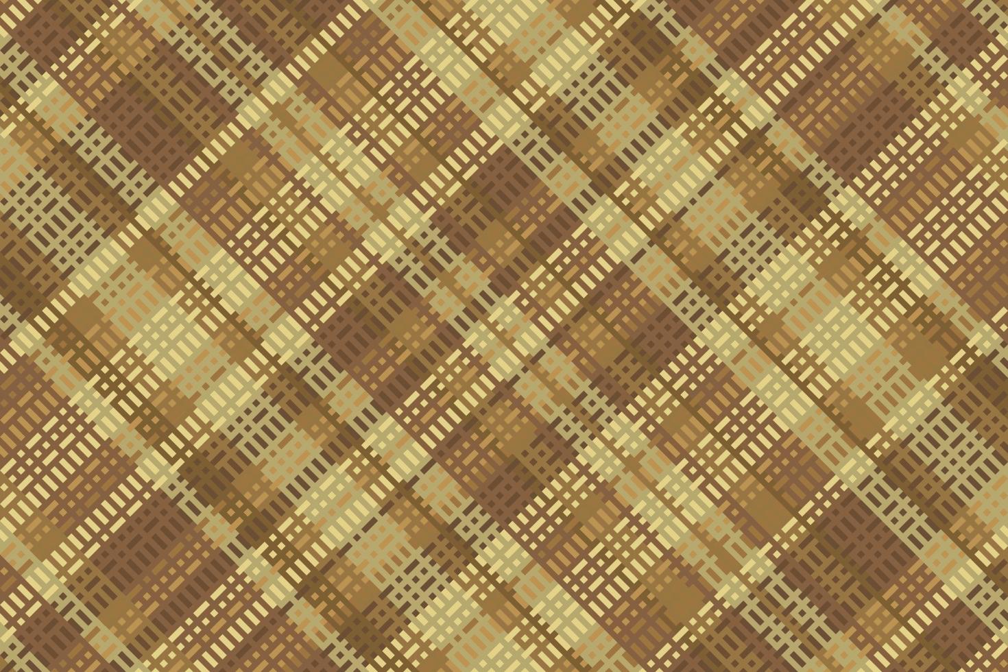 tartan geruit patroon met textuur en warme kleur. vector