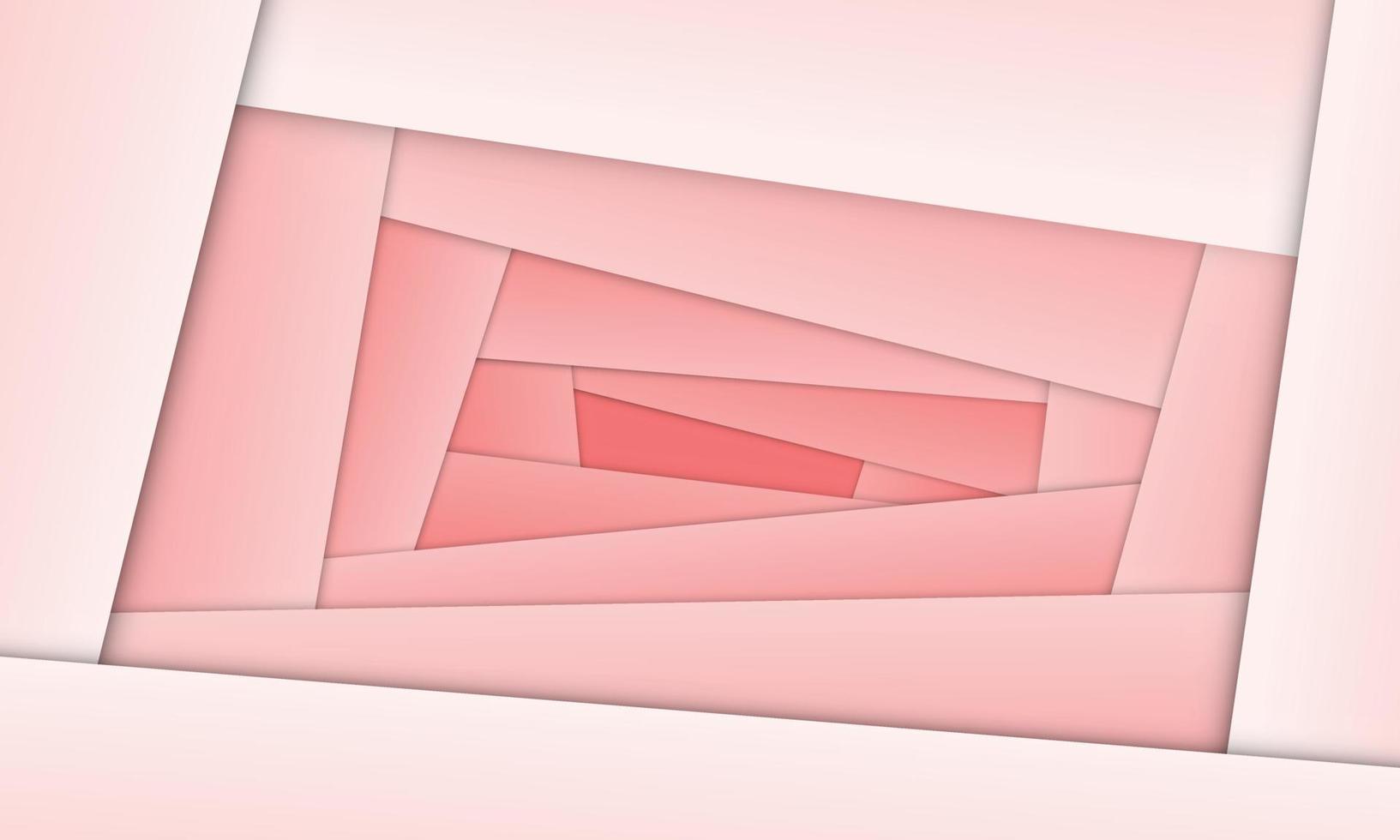 roze gradiënt overlapt op papier stijl achtergrond. vector