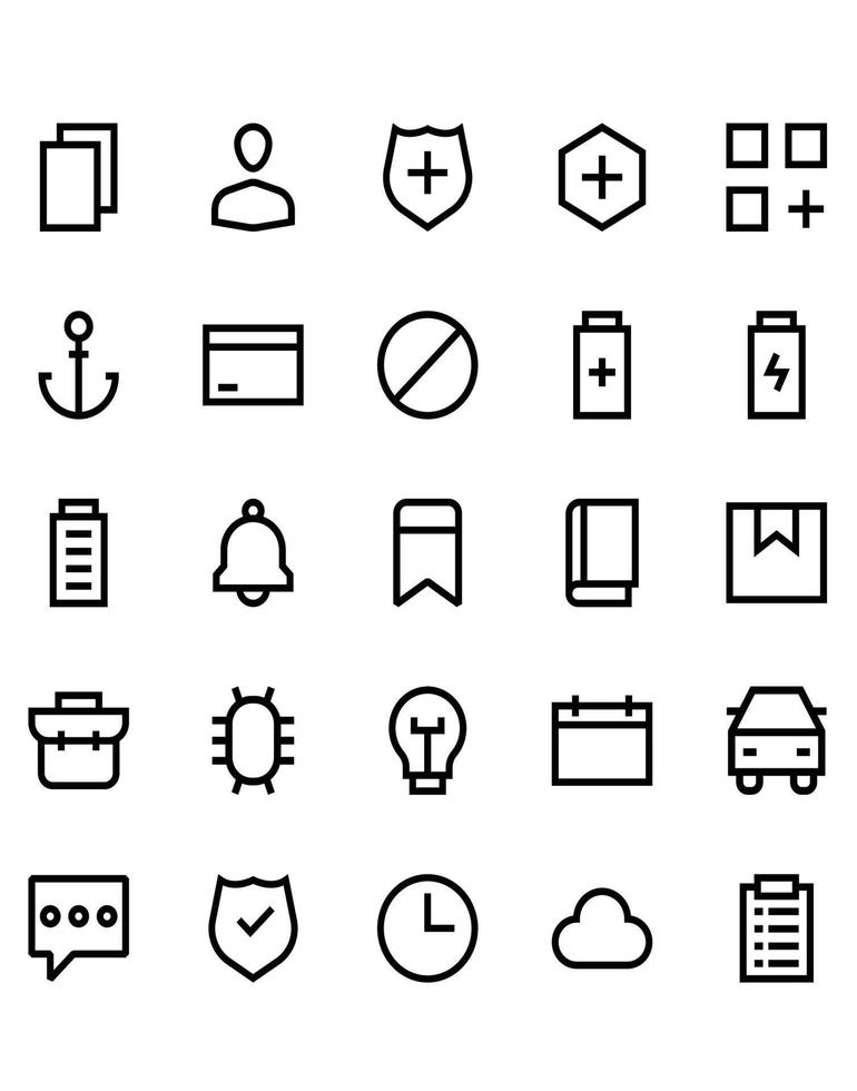 gebruikersinterface 2 icon set 30 geïsoleerd op een witte achtergrond vector