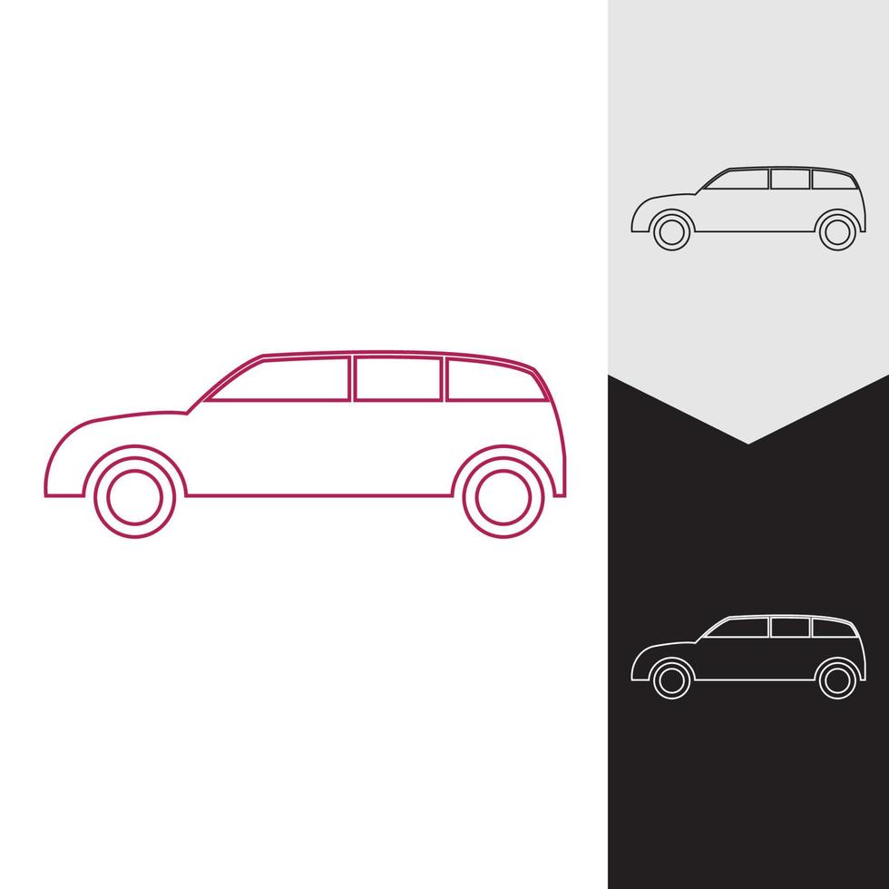 auto vector illustratie pictogram ontwerp