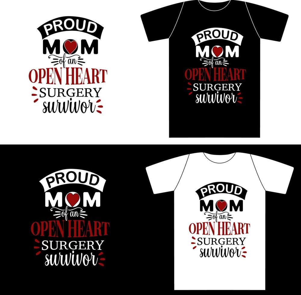vrouwen moeder van een openhartoperatie het kan worden gebruikt op t-shirt, labels, pictogrammen, trui, trui, hoodie, mok, sticker, vector