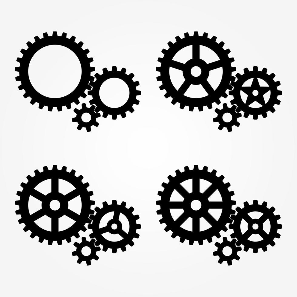 inclusief mechanische tandwielsets 4 soorten vector