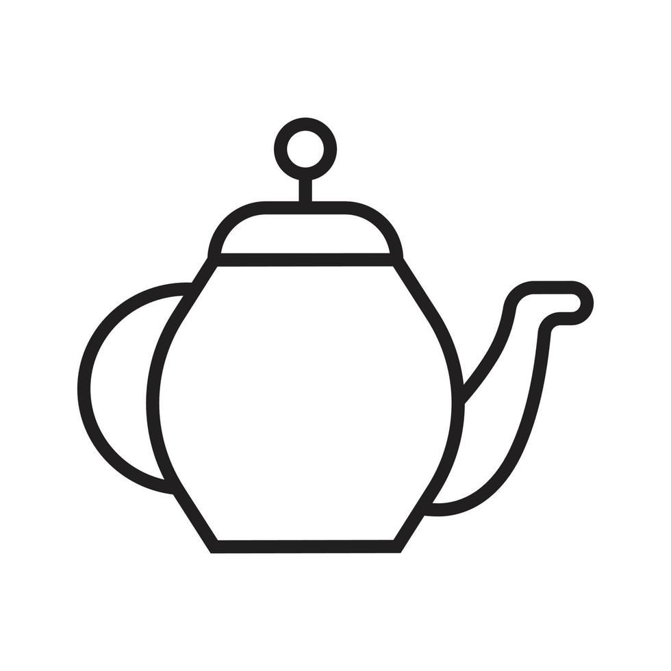 theepot vector voor website symbool pictogram presentatie