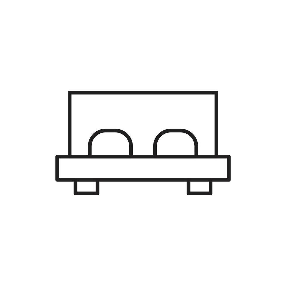 slaapkamer vector voor website symbool pictogram presentatie
