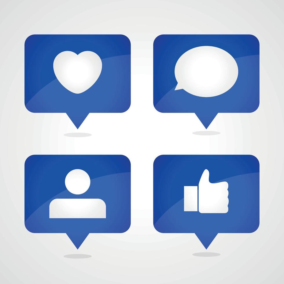 sociale media logo pictogram vector