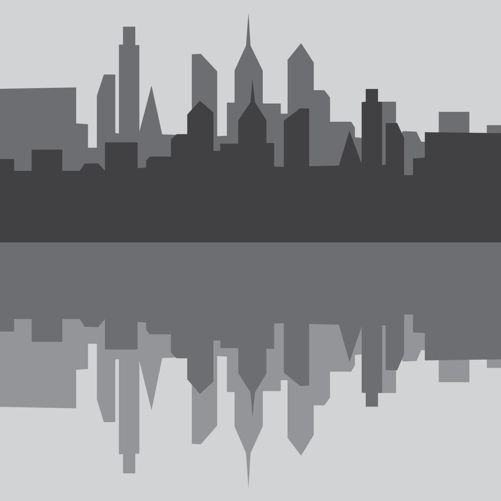 stad skyline achtergrond vectorillustratie vector