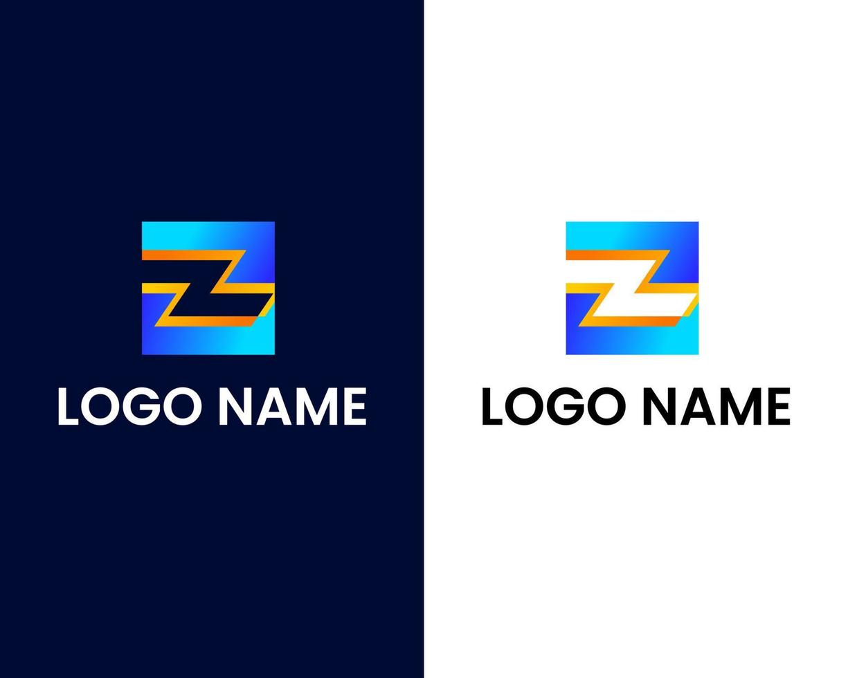 letter z modern logo ontwerpsjabloon vector