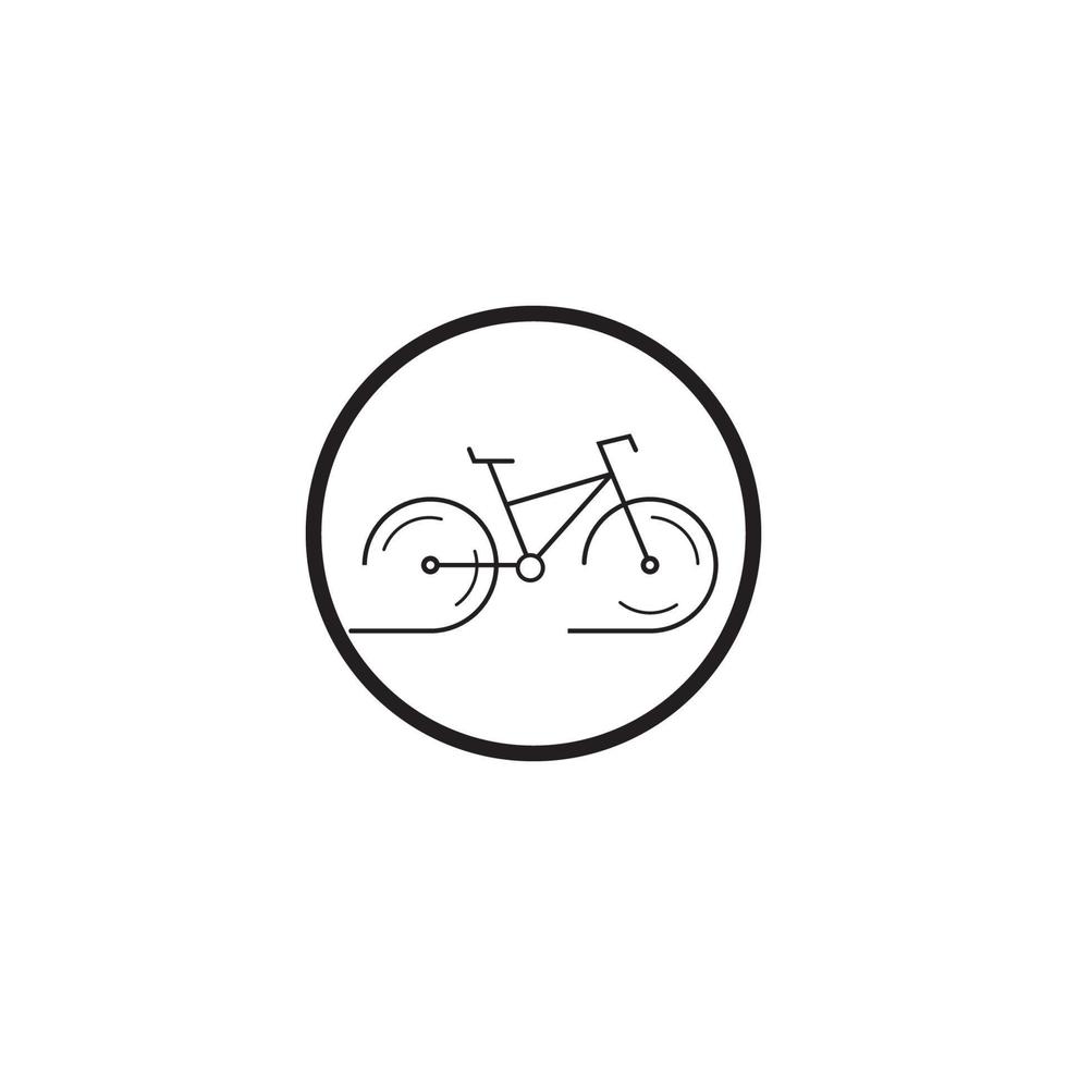 fiets pictogram vector ontwerpsjabloon