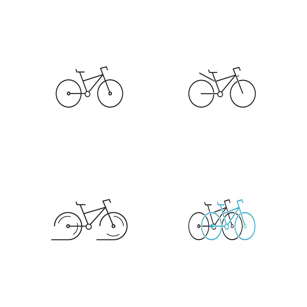 fiets pictogram vector ontwerpsjabloon