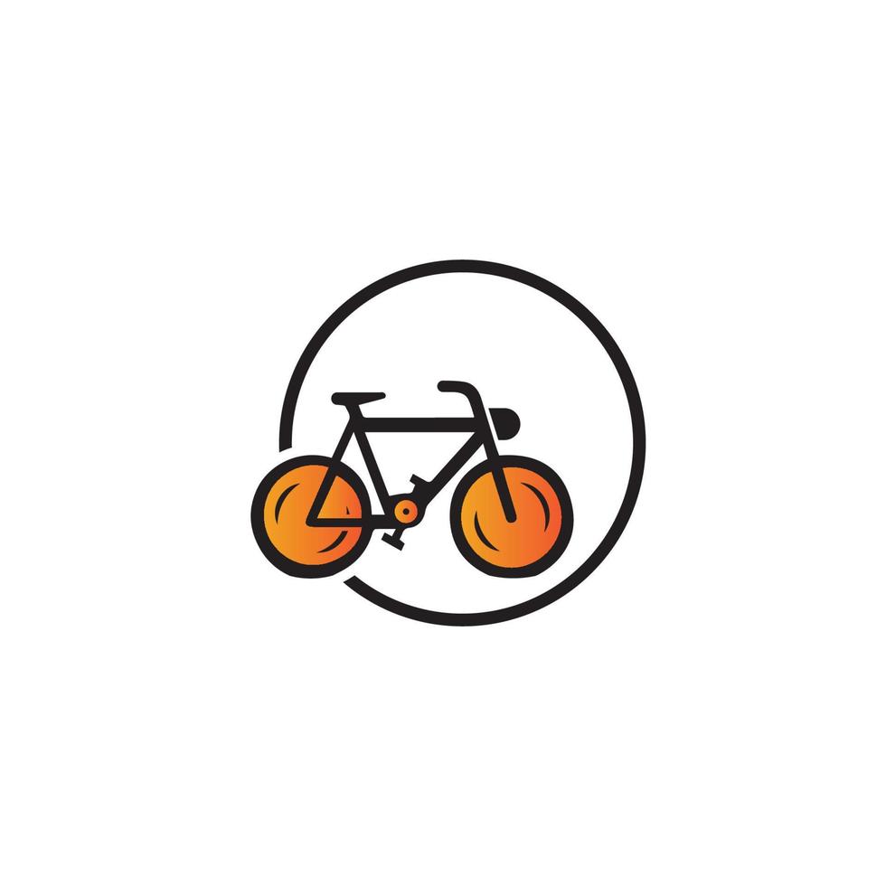 fiets pictogram vector ontwerpsjabloon