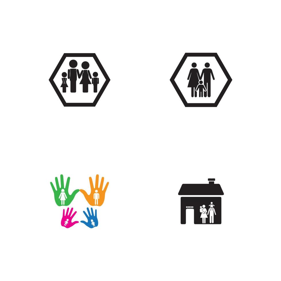 familie pictogram vector