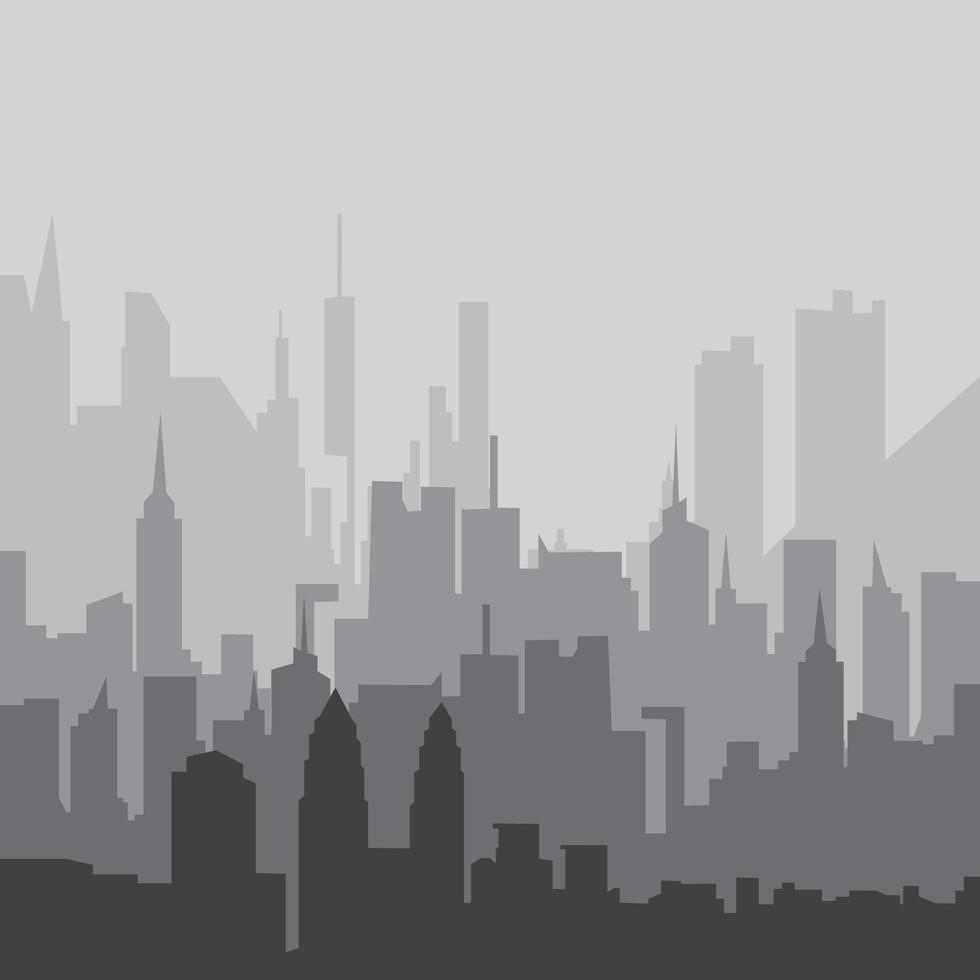 stad skyline achtergrond vectorillustratie vector