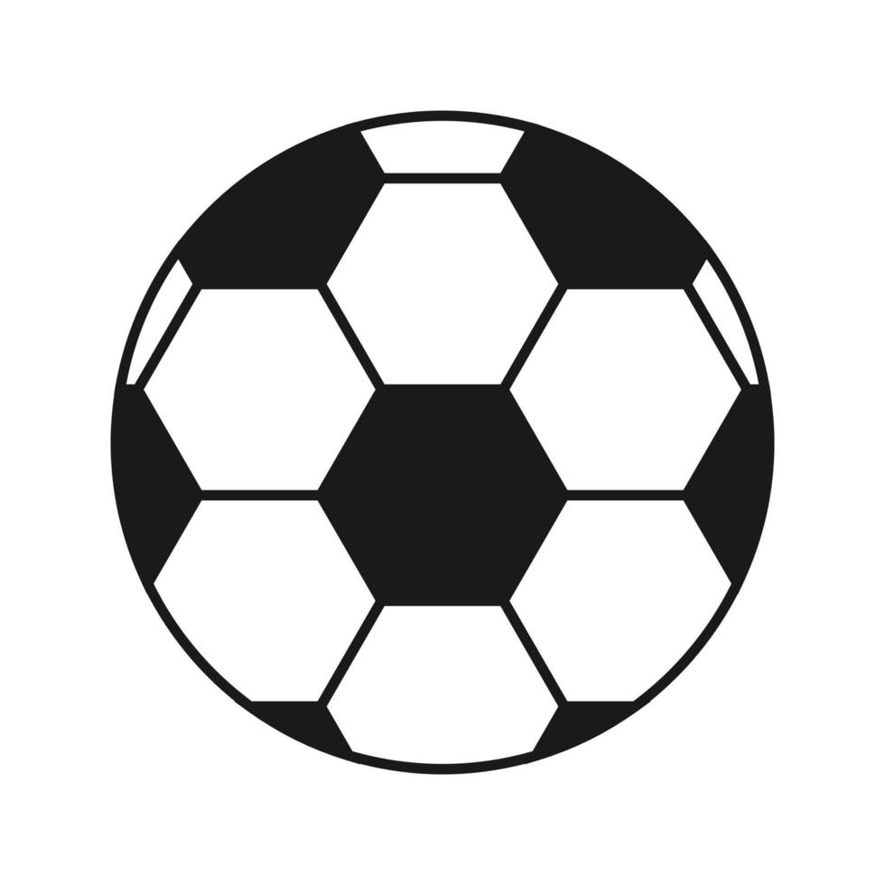 voetbal voetbal bal pictogram vector kleur bewerkbaar