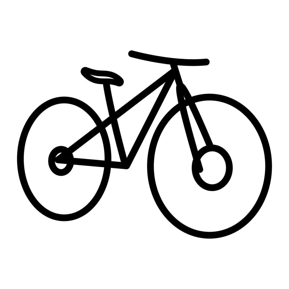 fiets pictogram vector vlakke stijl trendy ontwerp. logo sjabloon