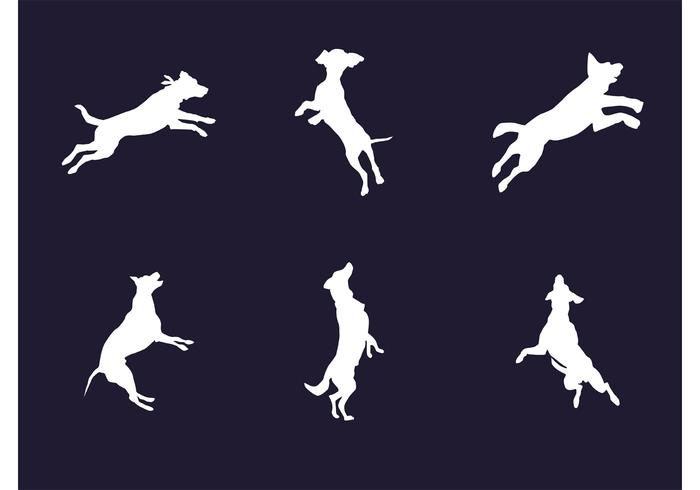 Vector Hond Silhouetten