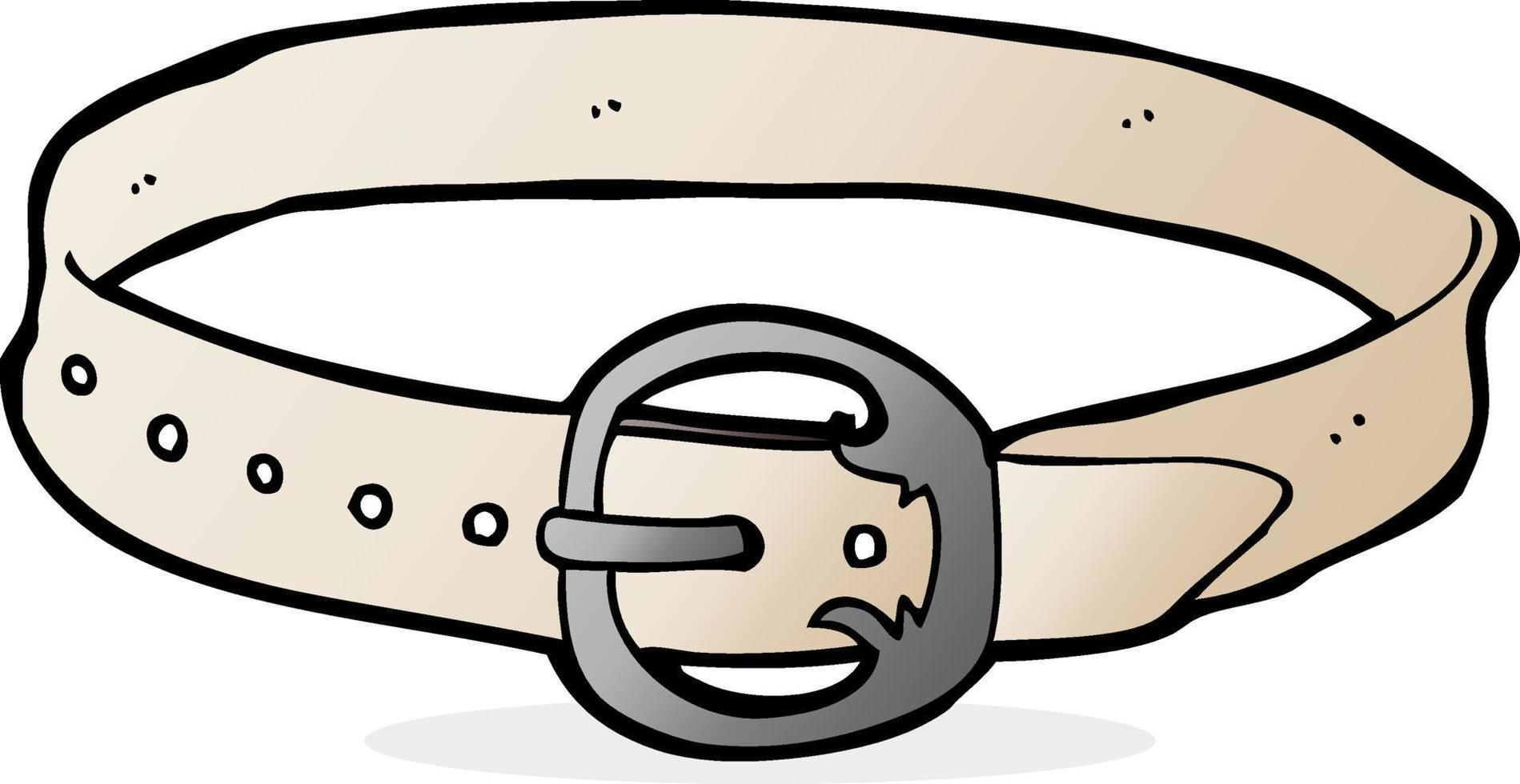 cartoon oude riem vector