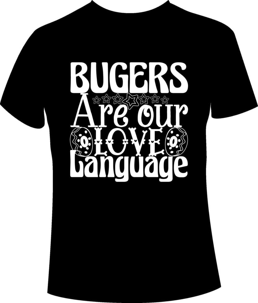 hamburger t-shirt ontwerp vector