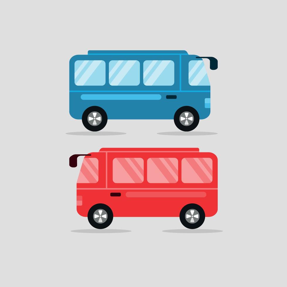 cartoon bus vector. vector