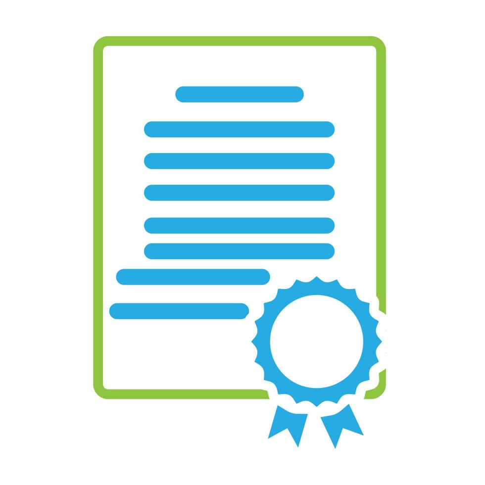 certificaat icoon. onderscheiding, diploma, document, prijs, vector