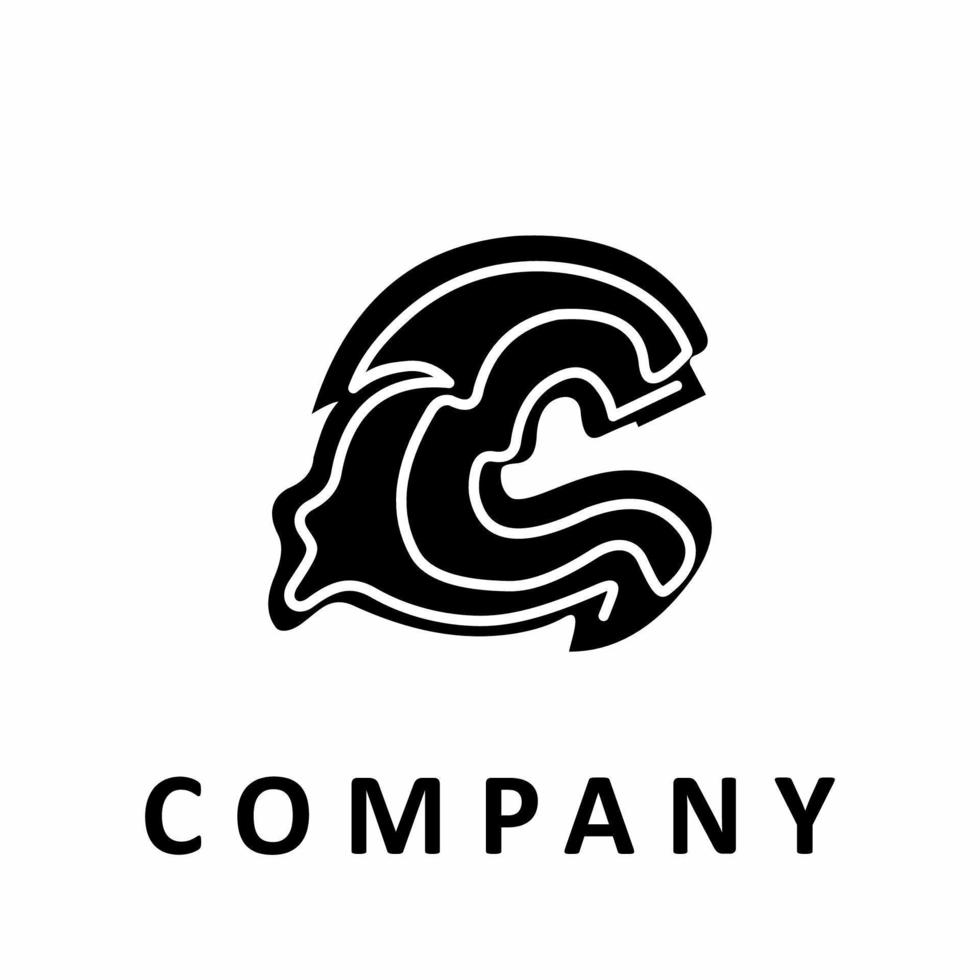 abstract letter c logo-ontwerp voor merk-, bedrijfs-, gemeenschaps- of sportlogo. vector