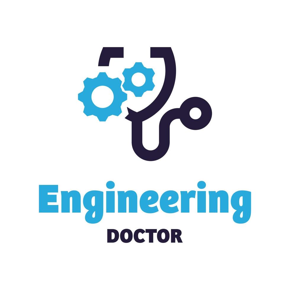 technisch dokter logo vector