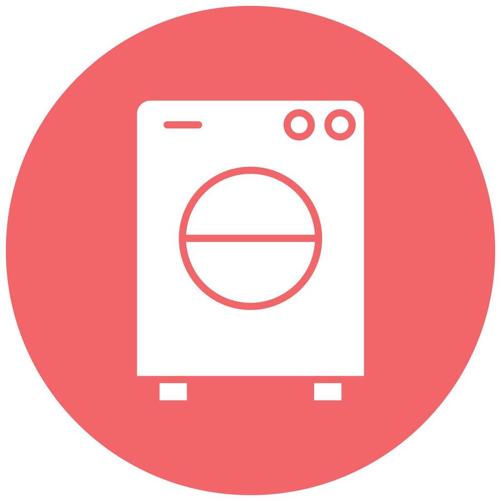 wasmachine pictogramstijl vector