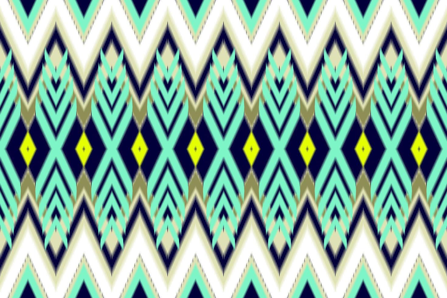 geometrische etnische oosterse ikat patroon traditioneel ontwerp voor achtergrond,tapijt,behang,kleding,inwikkeling,batik,stof,vector illustration.embroidery stijl. vector