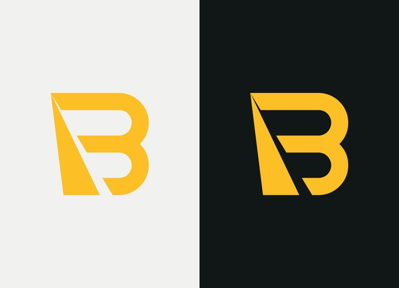 letter b logo ontwerp gratis vector bestand