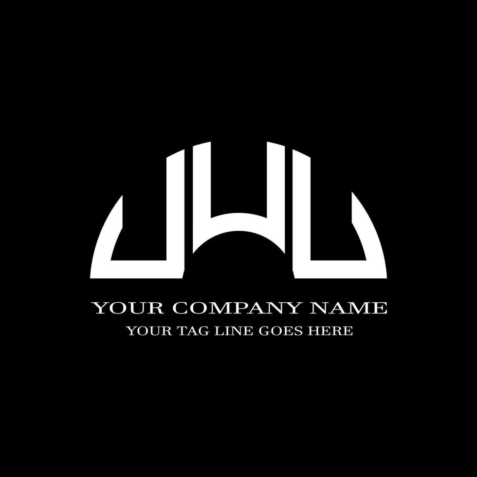 uuu letter logo creatief ontwerp met vectorafbeelding vector