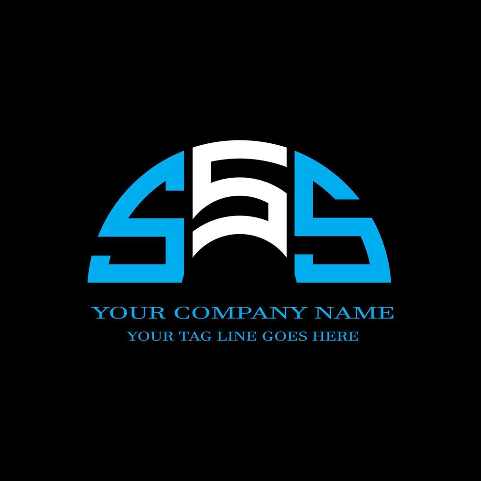 sss letter logo creatief ontwerp met vectorafbeelding vector