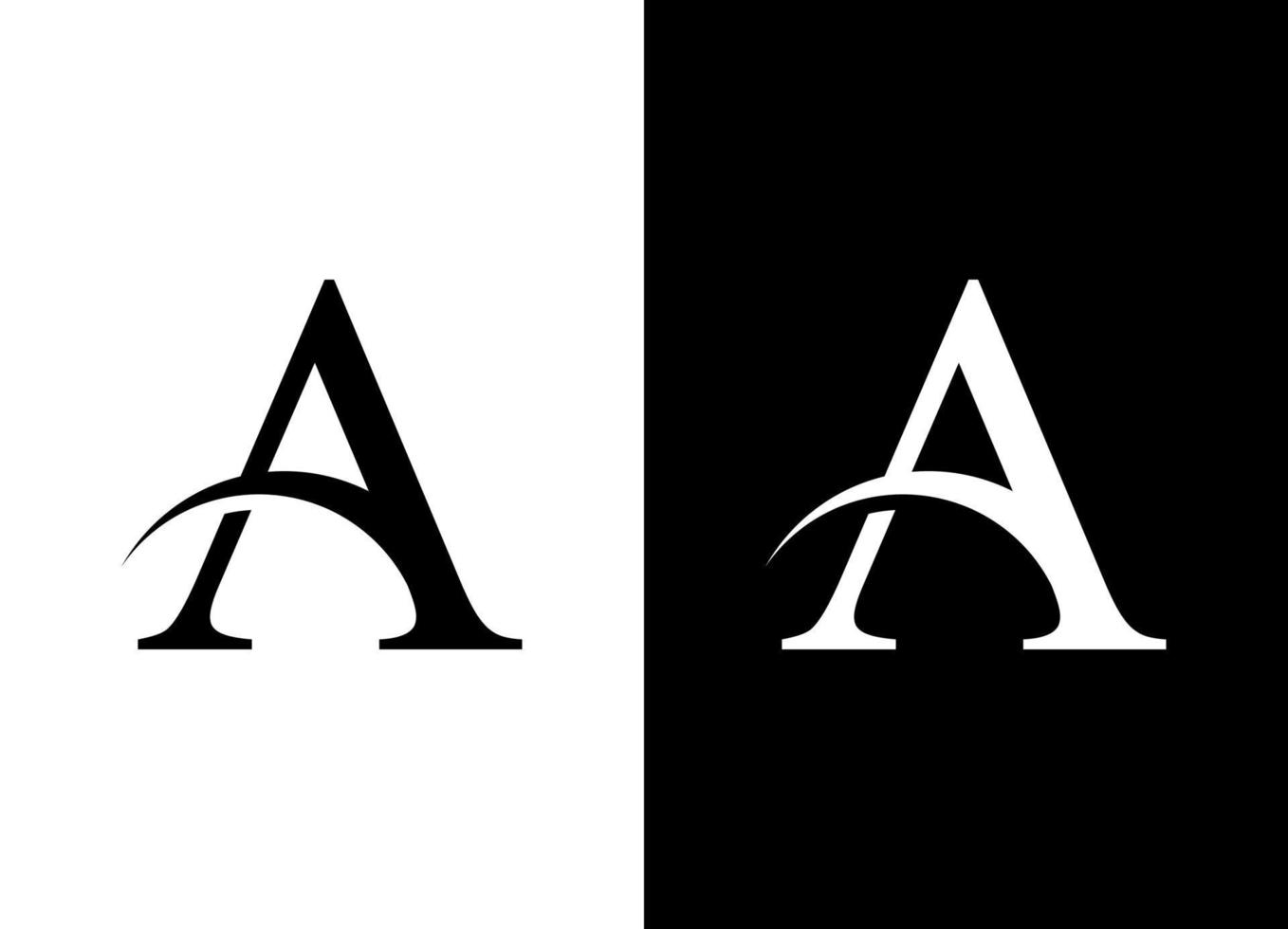 letter a logo gratis vector bestand