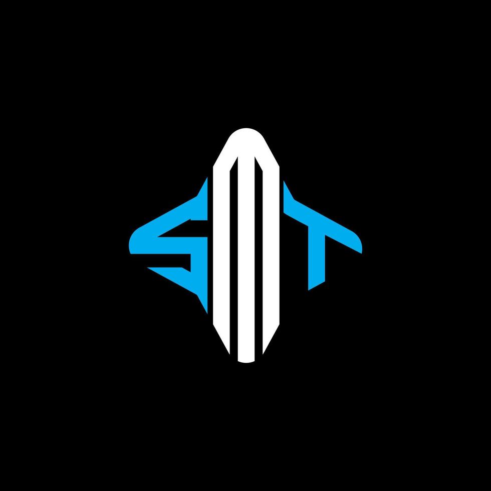 smt letter logo creatief ontwerp met vectorafbeelding vector