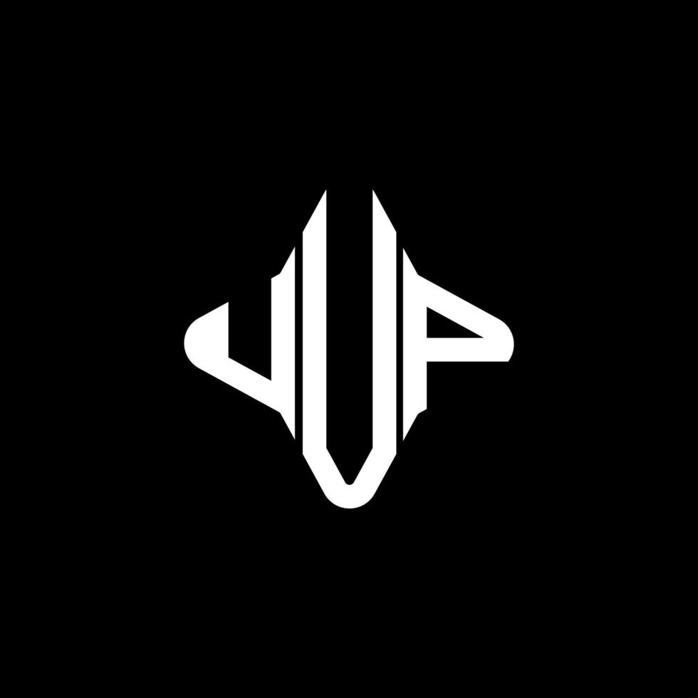 uup letter logo creatief ontwerp met vectorafbeelding vector
